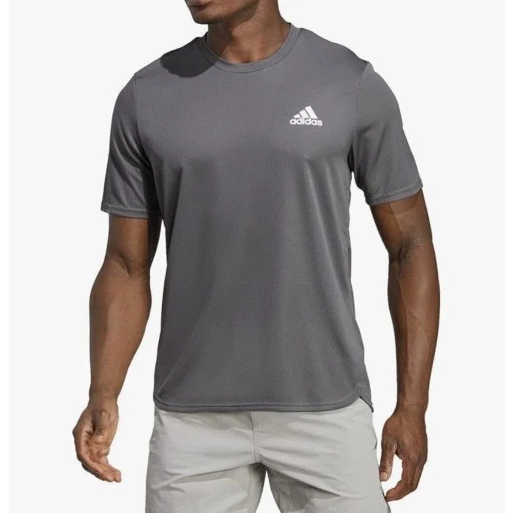 Adidas Men's AEROREADY Short Sleeve Crew Neck Designed for Movement Tee size L - Picture 5 of 12